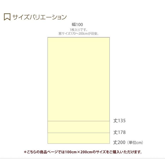 100cm×200cm カーテン 遮光カーテン 北欧 おしゃれ 日本製 洗濯OK 冷暖房効率UP 遮光 形状記憶 リビング 寝室 インテリア Ihana 1枚入り｜eeena｜05