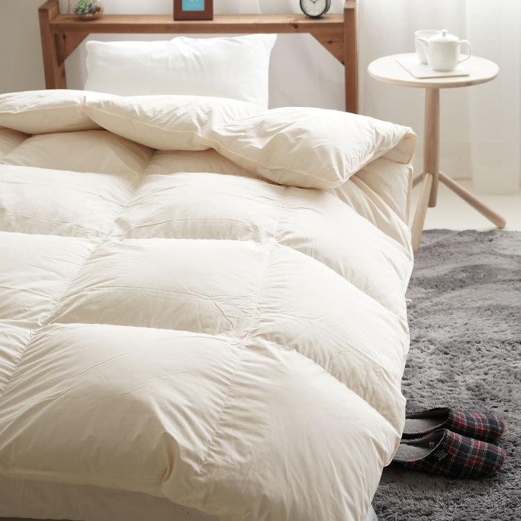 羽毛布団 シングルロング 150x210 掛け布団 エクセルゴールドラベル