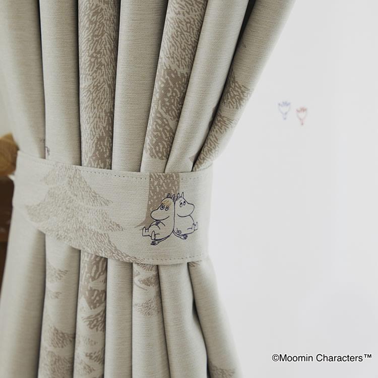 【2枚セット】スミノエ　ムーミン遮光カーテン178cm丈 スミノエ ムーミン カーテン 遮光 2級 100×178cm ムーミン