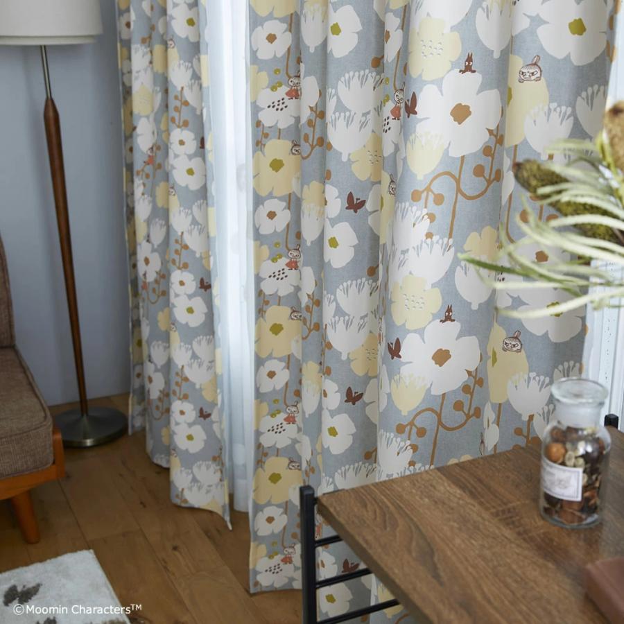 スミノエ ムーミン カーテン 遮光 2級 洗濯OK 100×200cm タイニー