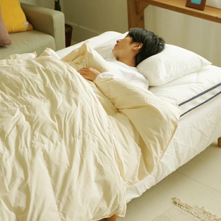 【未使用】羽毛布団シングル 掛け布団 シングル 羽毛布団 洗える 冬 ふゆ 人工羽毛布団 人工羽毛