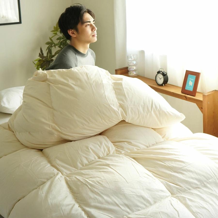 羽毛布団 シングルスーパーロング 150×230cm ダウンパワー350dp 羽毛布団 シングルスーパーロング 150×230cm ダウンパワー350dp