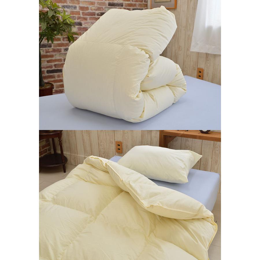 羽毛布団 セミシングル 掛け布団 140×190cm 小さめ ダウン93 羽毛布団 セミシングル 掛け布団 140×190cm 小さめ ダウン93
