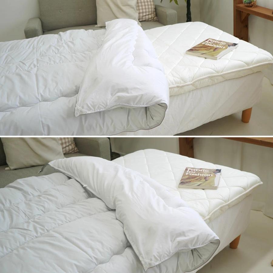 布団セット 2点 シングルロング アルミプリント生地 サンバーナー