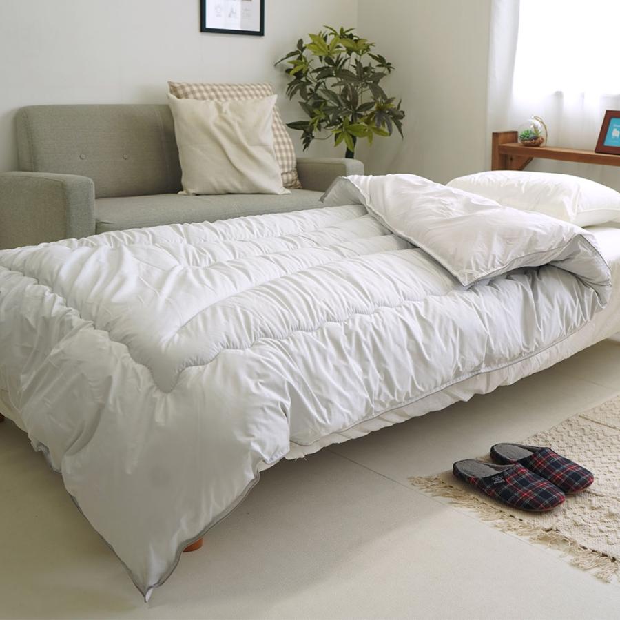 掛け布団 シングル 150×210cm 洗濯OK 吸湿発熱 抗菌防臭 アルミ