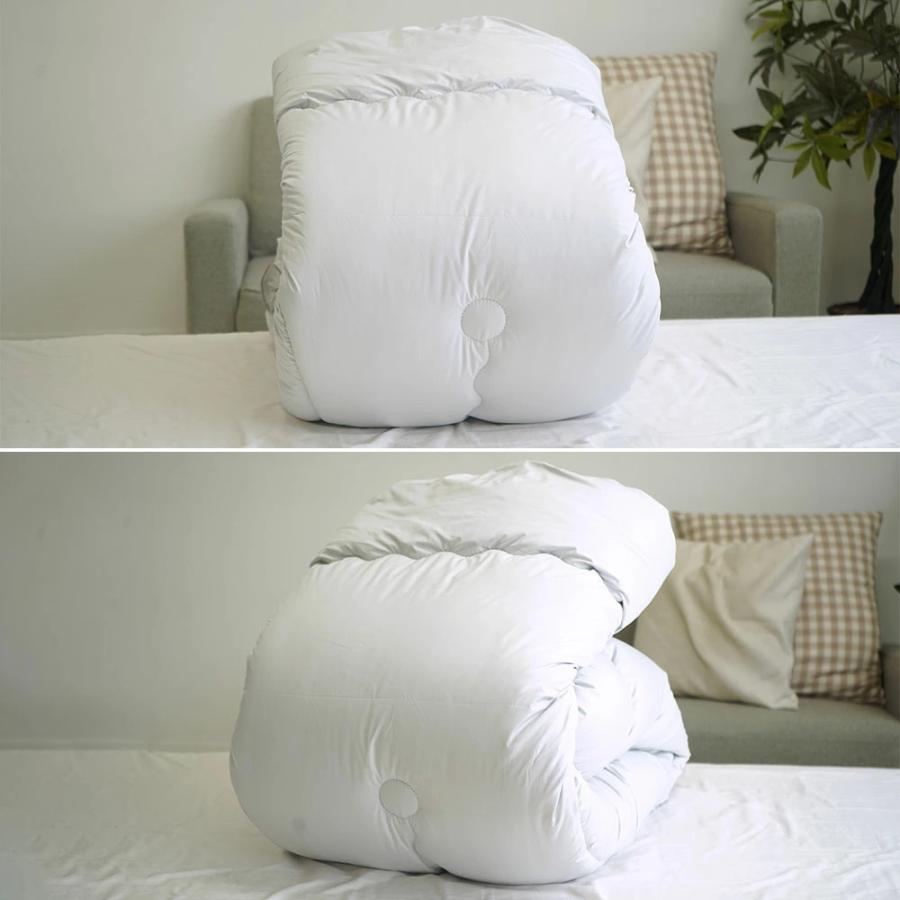 掛け布団 シングル 150×210cm 洗濯OK 吸湿発熱 抗菌防臭 アルミ