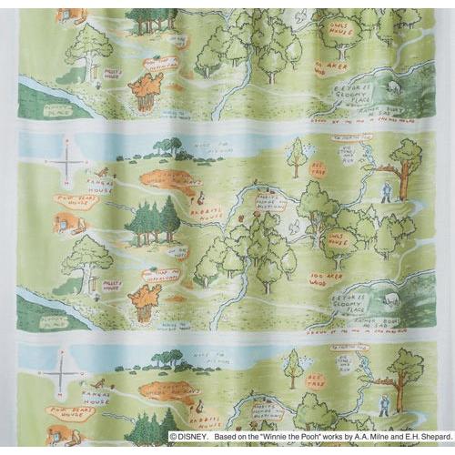 Disney（ディズニー） カーテン レース 100×133cm 洗濯OK プー100