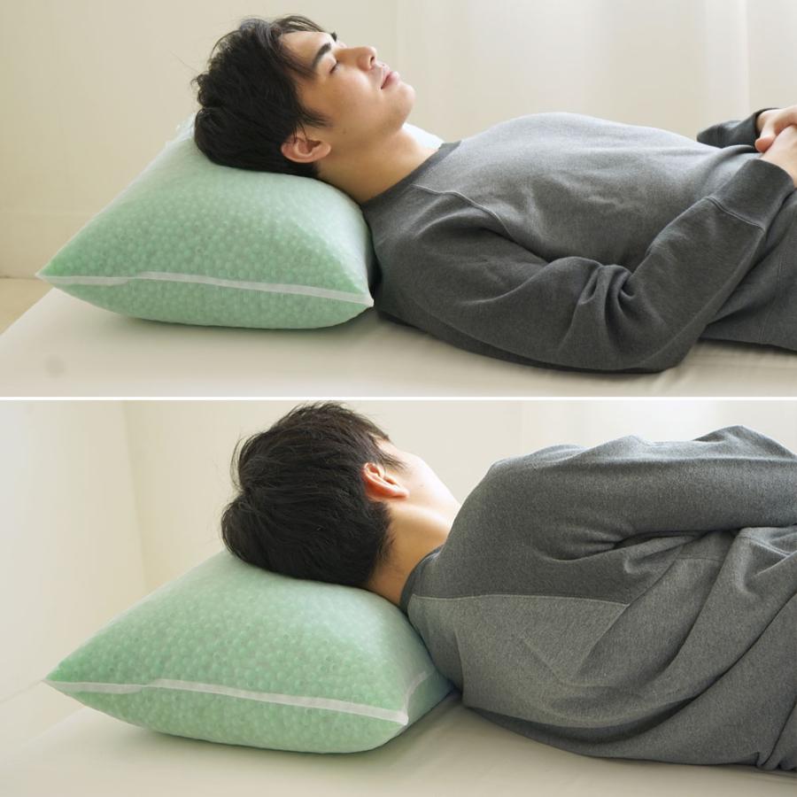 枕 パイプ枕 43×63×17cm 消臭加工 コルマ使用 硬くて 高い 男（前