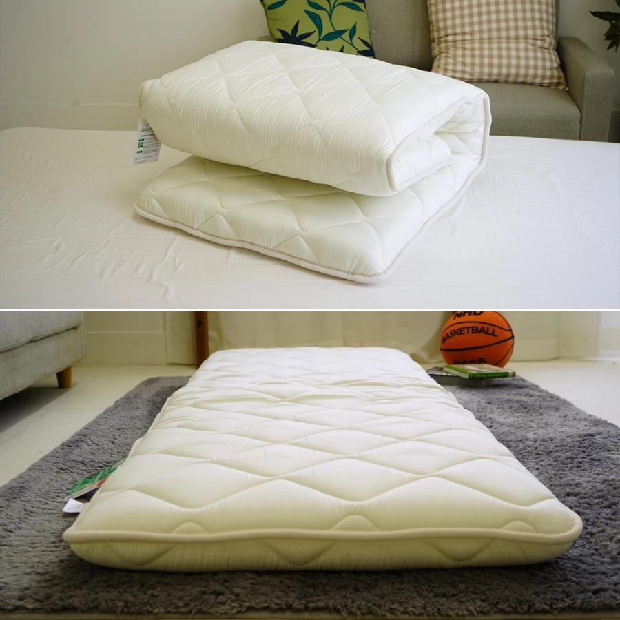 布団セット 2点 セミシングル 70×180cm 厚さ約9.5cm 敷布団 増量タイプ