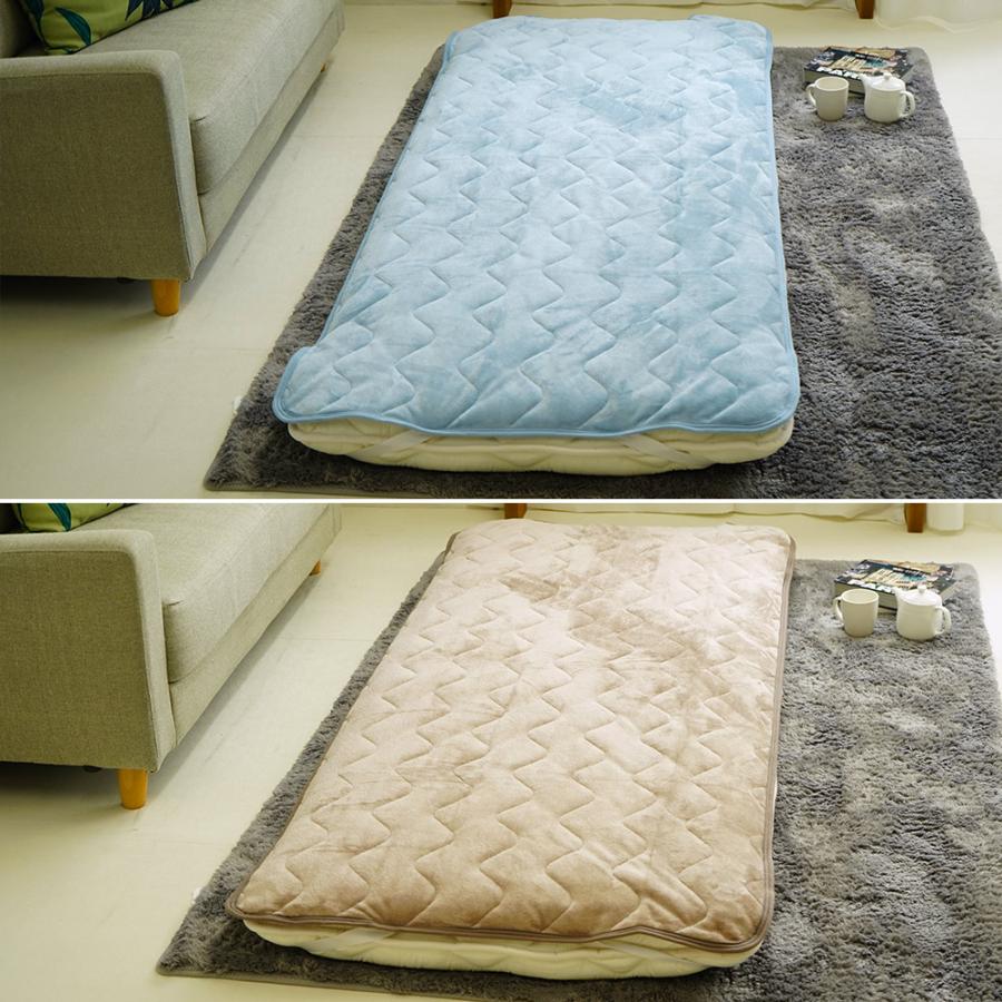 布団セット 3点 セミシングル 70×200 敷布団 暖か敷きパッド 専用