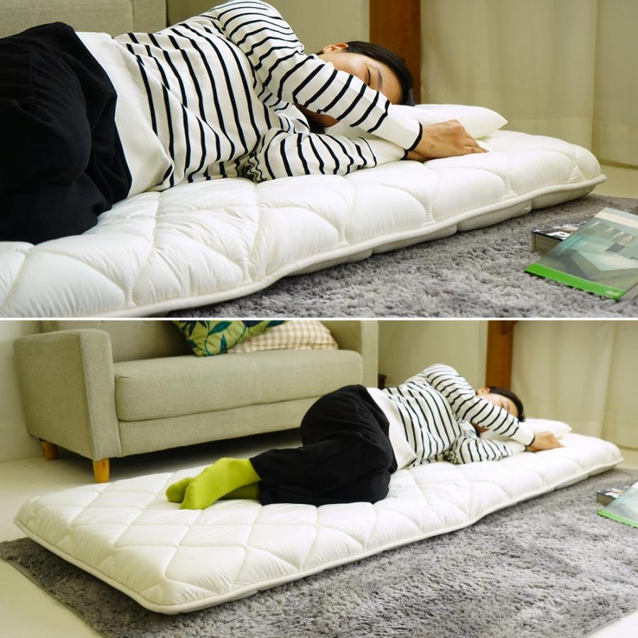 敷布団 セミシングル 80×180cm 増量タイプ 厚さ約9.5cm 小さめ