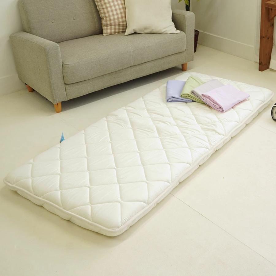 布団セット セミダブル 2枚合わせ 掛け布団 敷き布団 テイジン 日本製 ショートセミシングル 敷布団セット 2点 80×180cm 中綿増量