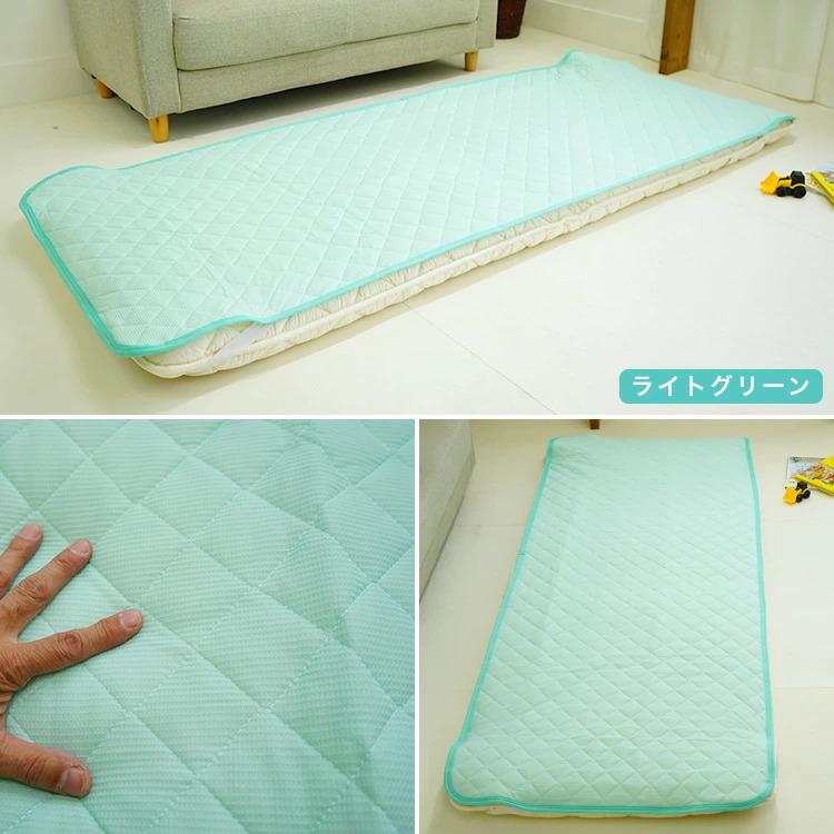 布団セット 2点 セミシングル 70×200cm 小さめ 増量 敷布団 ワッフル敷