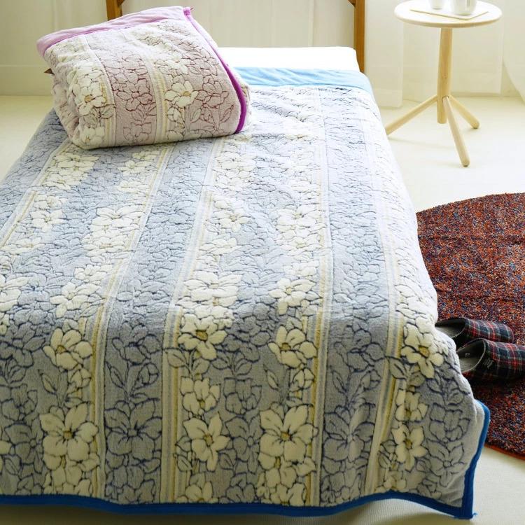 毛布 シングルサイズ アルミシート入り 5層構造 蓄熱綿 悪魔の毛布 綿