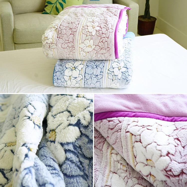 毛布 シングルサイズ アルミシート入り 5層構造 蓄熱綿 悪魔の毛布 綿