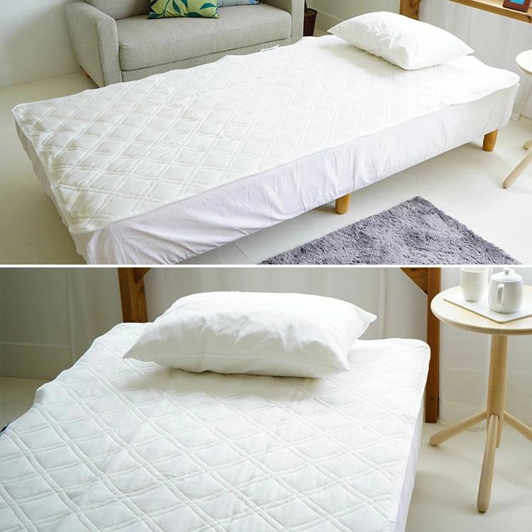 敷きパッド シングルサイズ 100×205cm 暖か 洗える 白 マイクロ 敷きパッド シングルサイズ 100×205cm 暖か 洗える 白 マイクロ