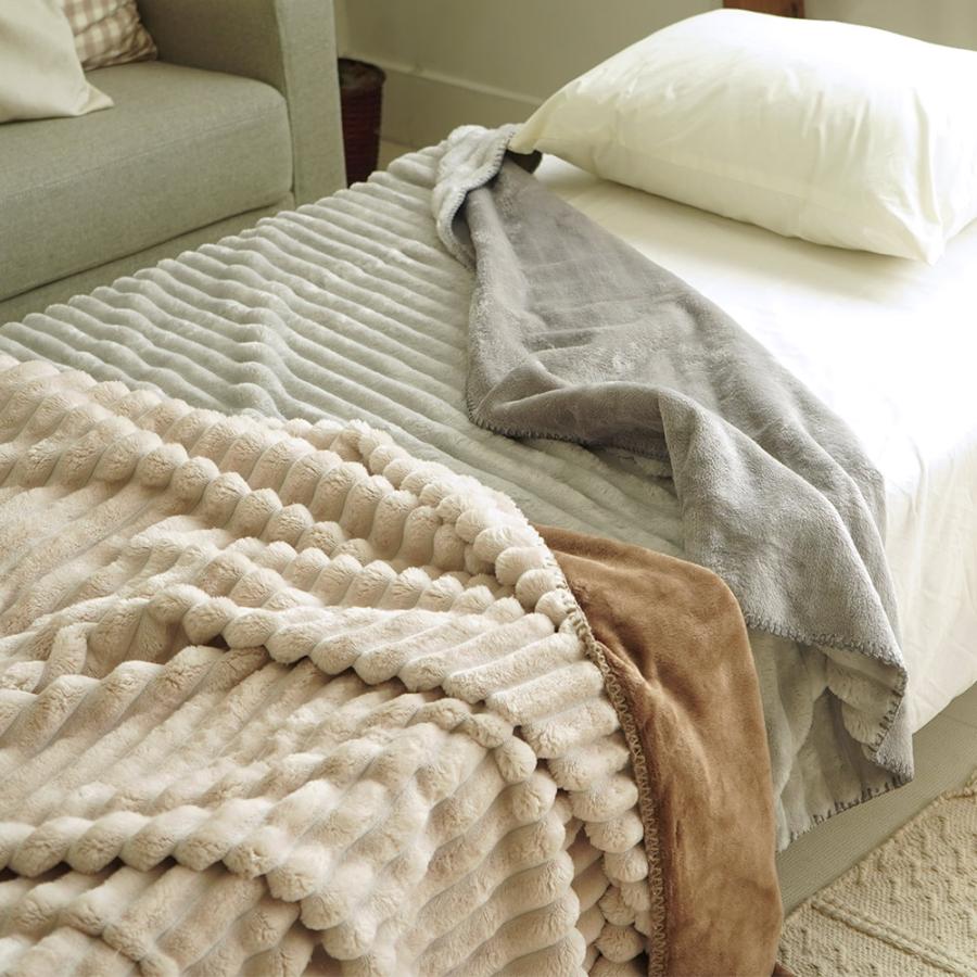 毛布 シングル 140×200cm ふわとろ もこもこ ブランケット フェイク