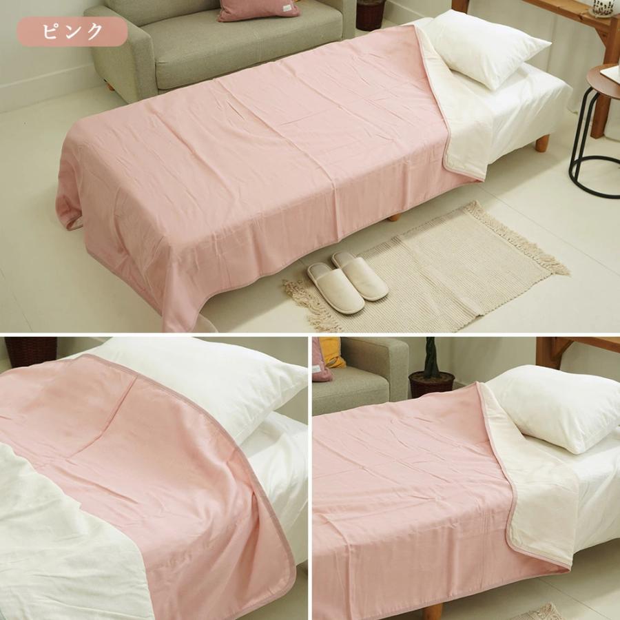 ガーゼケット シングル 140×210cm ウォッシャブル 5重 綿 日本製