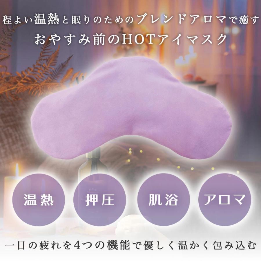 アイピロー アロマ おやすみ前 快眠 睡眠 温熱 押圧 肌浴 レンチン