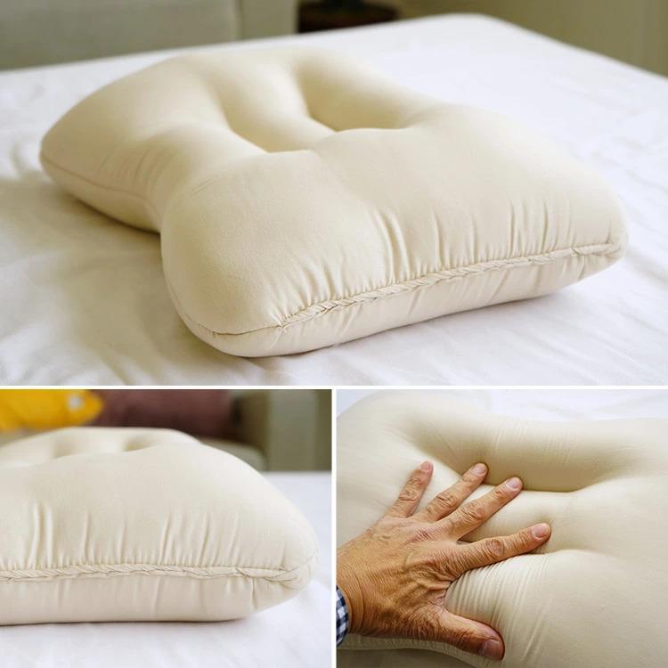 西川（nishikawa） 枕 35×50cm ふんわりまくら 低反発シート入り つぶ