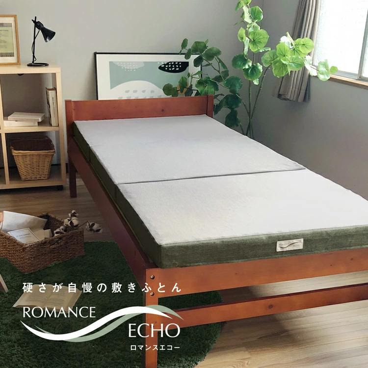 ロマンス小杉 ロマンスエコー マットレス ダブル 超硬質 日本製 送料