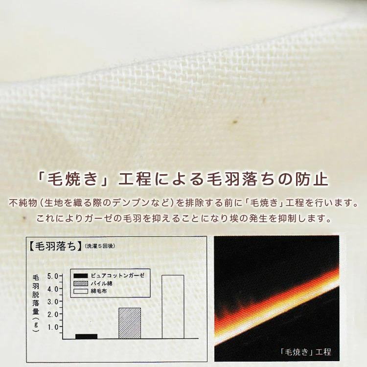 枕パッド 洗える 35×50cm枕用 ピュアコットンガーゼ 日本製 肌に優しい無添加・無着色 脱脂綿入り ウォッシャブル ネコポス出荷｜eefuton-y｜08