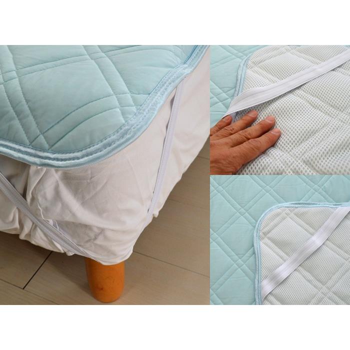敷きパッド シングルサイズ 100×205cm 接触冷感 吸汗速乾 消臭 敷きパッド シングルサイズ 100×205cm 接触冷感 吸汗速乾 消臭