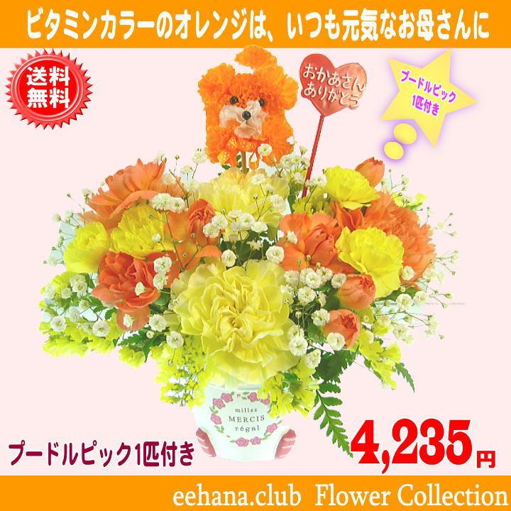 母の日 2026 花 ギフト 当店人気No1 母の日Happyアレンジ3,850円 送料