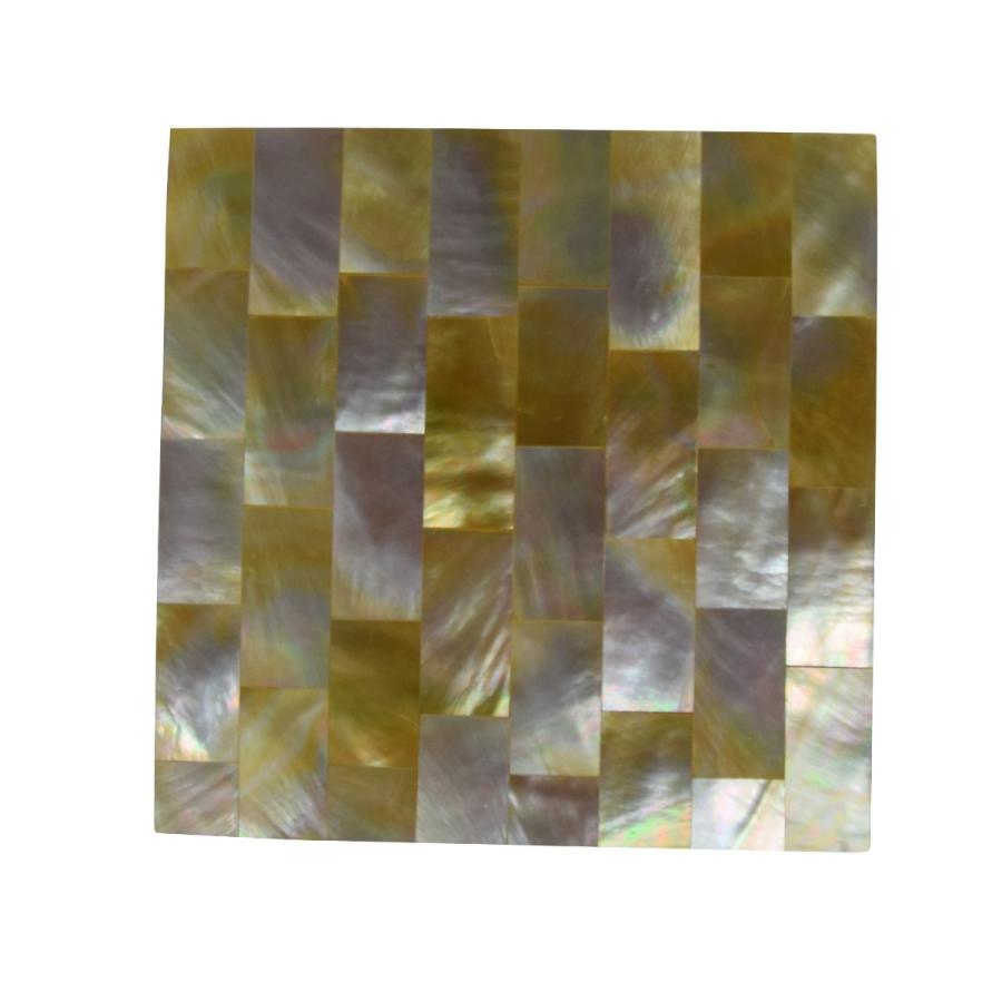 マザーオブパール コースター 4枚組 四角 ケース付き |  | 01