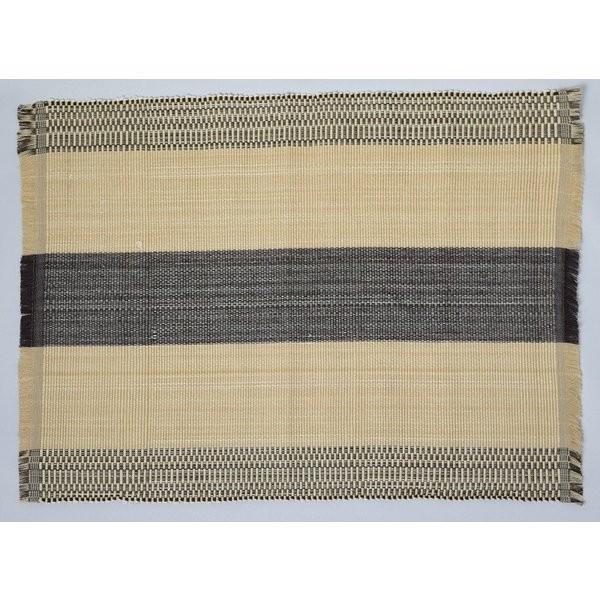 フィリピン 工芸品 Ilocos 地方伝統　手織り　ランチョンマット　2枚組　ブラウン | 