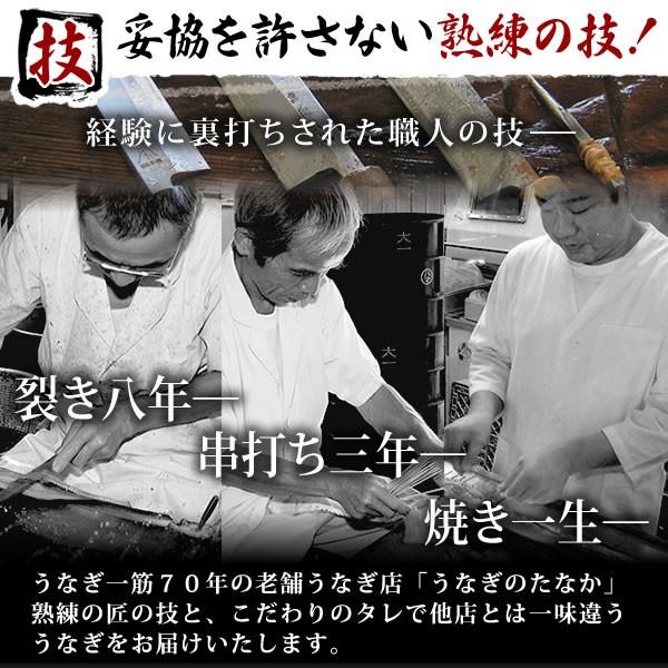 うなぎ 国産 ギフト お取り寄せグルメ 蒲焼き 食べ物 誕生日 お祝い 内祝 お返し 送料無料 ウナギ 鰻 母の日 プレゼント 風呂敷 F62 2〜3人用 AA｜eel-tanaka｜07