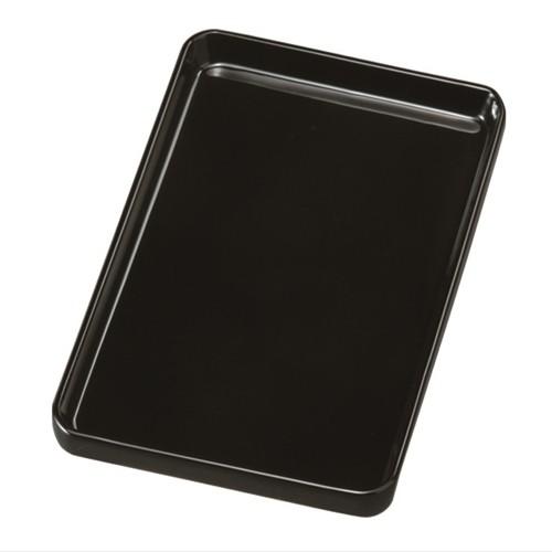 切手盆 木製 11.0寸 黒無地 本うるし 紀州漆器 日本製 | 