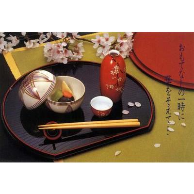 両面半月膳 36cm 1枚 半月盆 お盆 会席膳 ランチョンマット 001 30 001 30 漆器とキッチン 祭りのええもん 通販 Yahoo ショッピング
