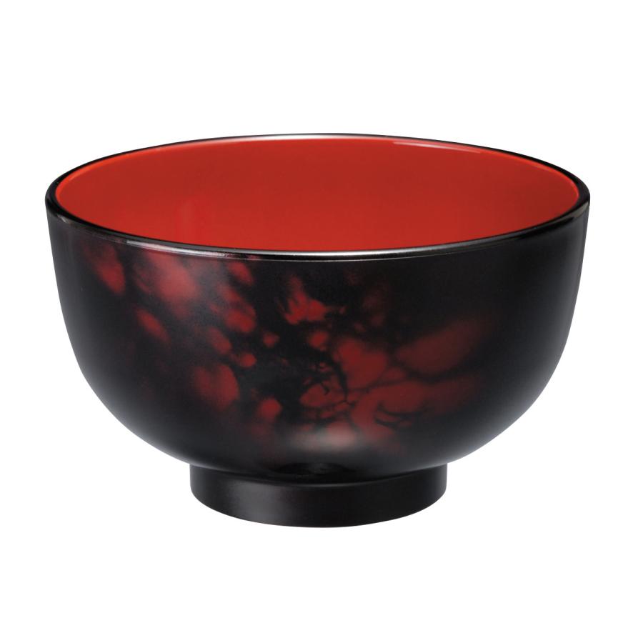 3.8 那智 汁椀 あけぼの内朱 電子レンジ対応 食洗機対応 日本製 国産