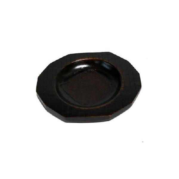 木製 5.5銘々皿 布張 古代塗（うるし塗）（盛皿）001-409 : 漆器