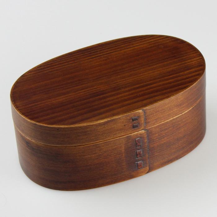 曲げわっぱ 弁当箱 安心の日本国内仕上げ 合口小判（小) うるし塗 480ml |  | 01