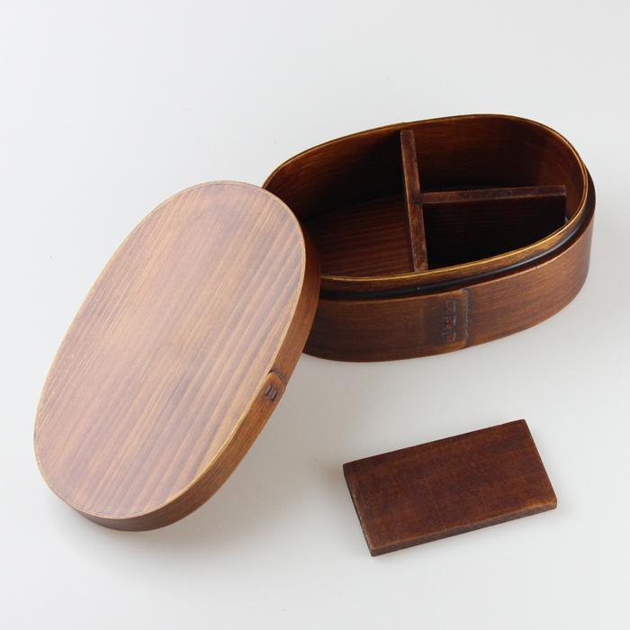 曲げわっぱ 弁当箱 安心の日本国内仕上げ 合口小判（小) うるし塗 480ml |  | 03