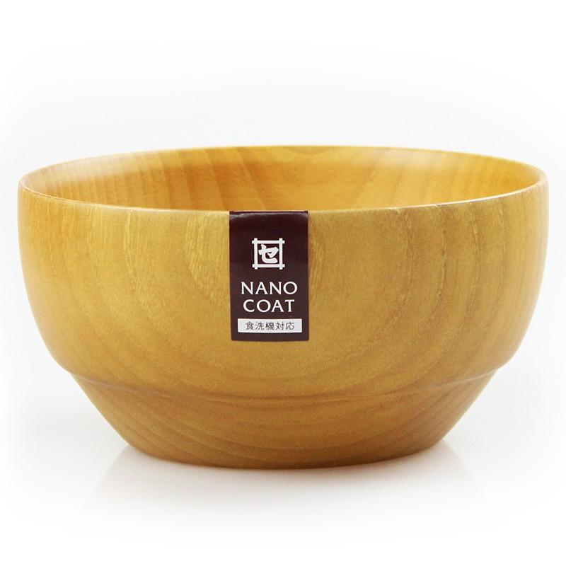 木製 食洗機対応 お好み椀（多用椀・どんぶり） ＤＳ スープボール（Ｌ）NAナノコート 国内加工 | 