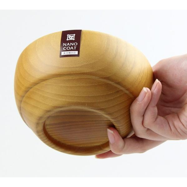 木製 食洗機対応 お好み椀（多用椀・どんぶり） ＤＳ スープボール（Ｌ）NAナノコート 国内加工 |  | 01
