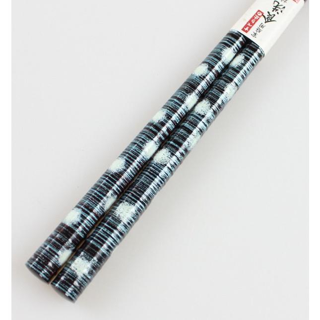 ひらの伊 古代本塗り若狭23.5cm 日本製 若狭塗 新品 未使用 郵送で送料無料 食洗機対応 お箸 八角 ほたる 青 23cm ひらの伊 国産