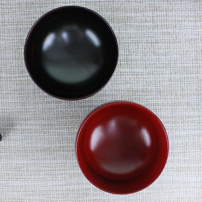 汁椀 食洗機対応 木製 ロクロ布張4.5丼（根来・曙） φ13.5cm ナノテクノガラスコート 国内加工食洗機対応 お椀 |  | 09