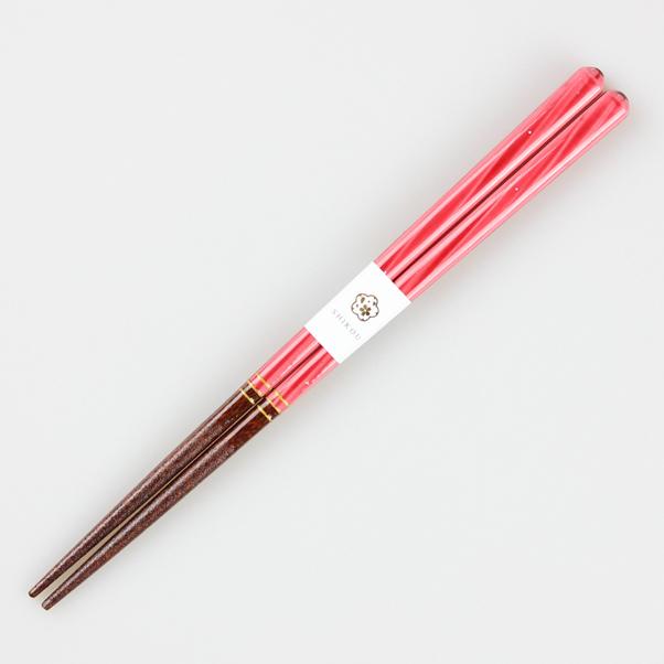 食洗機対応 子ども お箸 天海(赤) 18cm 国産 若狭塗|eemon01|02