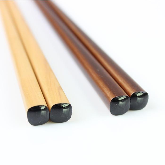 郵送で送料無料 箸 わじま箸 食洗機対応 あすなろ ナチュラル/茶 22.5cm 5膳セット 能登特産あすなろ |  | 05