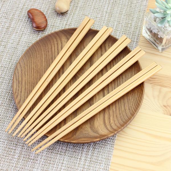 郵送で送料無料 箸 わじま箸 食洗機対応 あすなろ ナチュラル/茶 22.5cm 5膳セット 能登特産あすなろ |  | 01