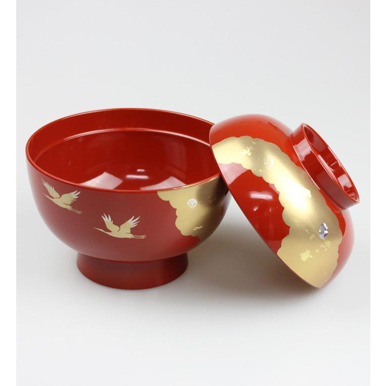 雑煮椀 光輝 洗朱（お椀 蓋つき椀 多用椀） |  | 01