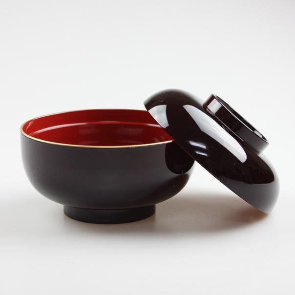 四季雑煮椀 溜 渕金塗 電子レンジ対応 食洗機対応 日本製 45121-2 |  | 06