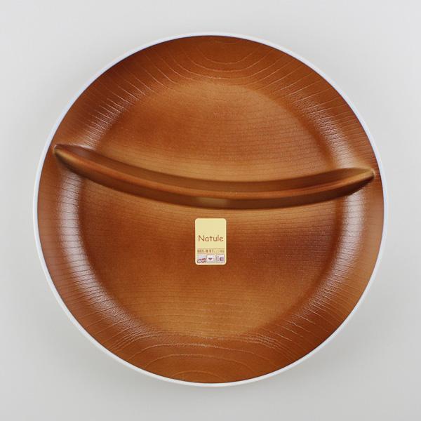 ランチプレート 欅木目 サークルプレート ナチュール 丸型 電子レンジ 食器洗い乾燥機対応 重ねやすい スタッキング |  | 05