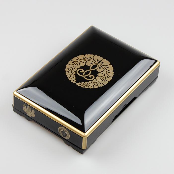 文箱 紀州漆器 御文章箱 中 下り藤 西紋 御文箱 : 漆器とキッチン 祭りの