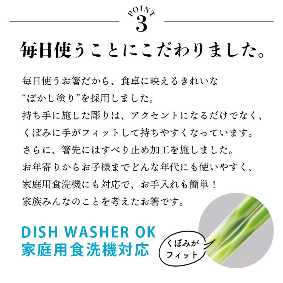 お箸 食洗機対応 FIT 手にぴったり合うおはし ブルー レッド 日本製 箸 2歳から 青 赤 大人 子供 男性 女性 キッズ 天然木 15cm 17cm 19cm 21cm 23cm 25cm |  | 05
