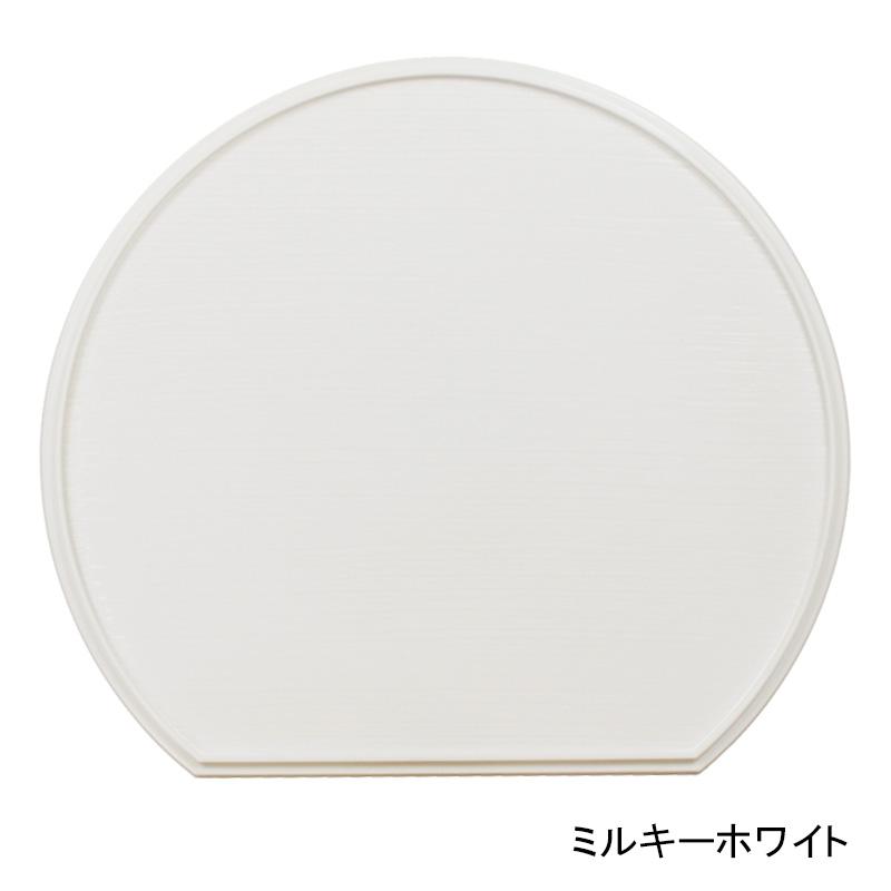 半月盆 36cm ノンスリップ加工 日本製 軽量 お盆 トレー ホワイト グレー ベージュ 爆買 |  | 01